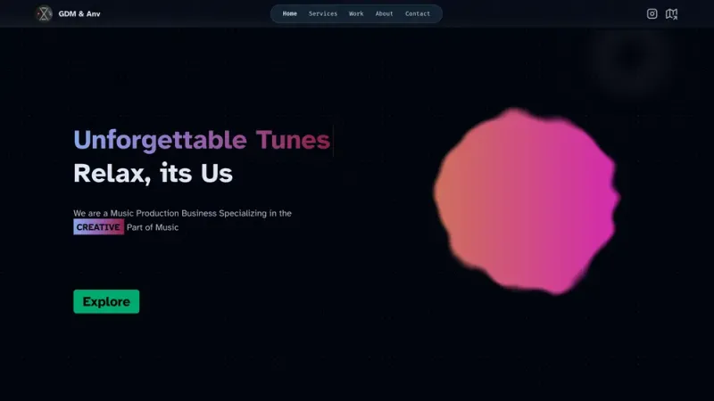 Landing Page of GDM & Anv